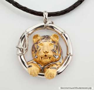 Кулон "Тигр". Авторский.