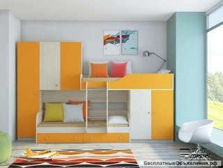 Детская двухъярусная кровать «Лео»