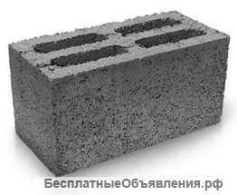 Блоки керамзитобетонные, пустотелые, 390х190х188