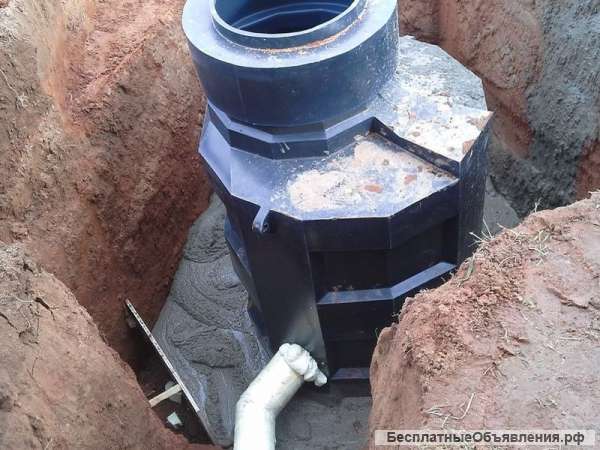 Монтаж кессона для скважины