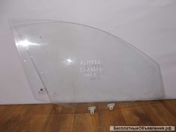 Стекло перед правой двери бу Nissan Almera Classic