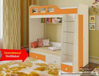 Детская двухъярусная кровать Астра 3