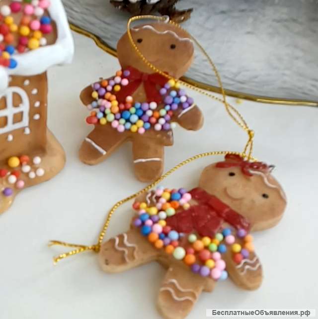 Имбирная печенька подвес 2шт