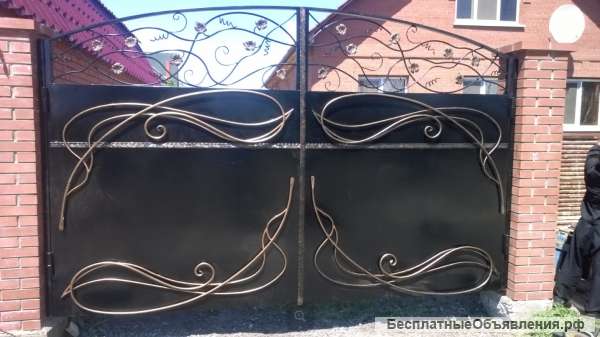 Кованные ворота в Самаре и области