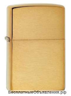 Зажигалка Zippo 204B Brushed Brass