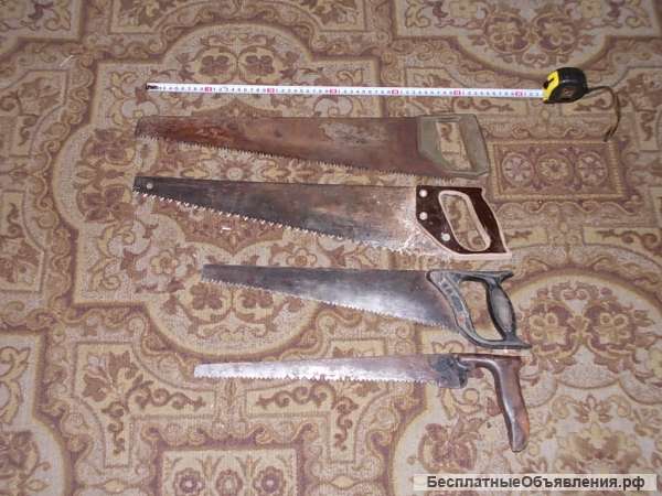 Инструменты (лопаты, ножовки, кувалда)