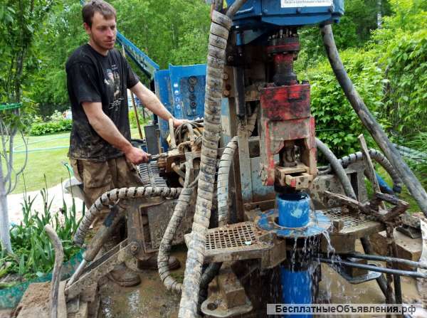 Бурение скважин с обустройством. Скидки Вода от А до Я