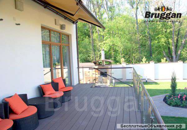 Террасная доска ДПК для экстерьера