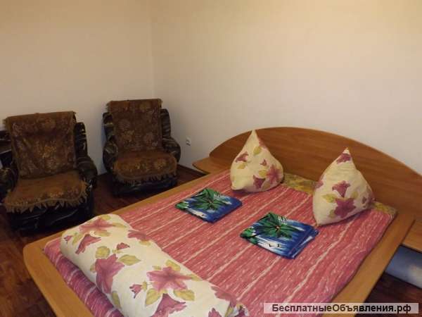 Посуточно - на Косе, Алексино, проспект Ленина, без посредников объёмную квартиру