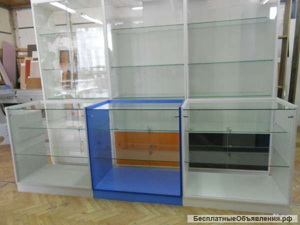 Витрины, стеллажи, прилавки