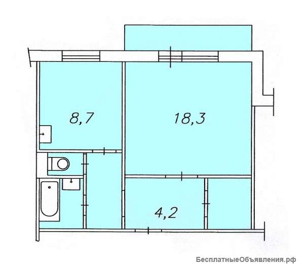 1 комнатная в районе трц Планета