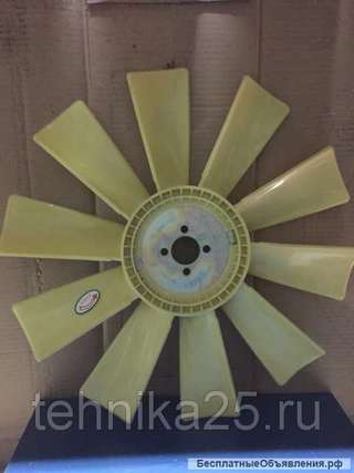 Крыльчатка вентилятора двигатель Weichai 4RMAZG погрузчик NEO 300, CTK 930S, BULL930, FUKAI ZL930
