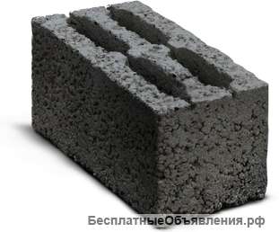 Шлакоблок стеновой 390*190*188мм