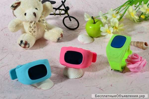 Детские Часы с GPS Треккером и Телефоном. Q50, GW 300, OLED дисплей - 590 грн