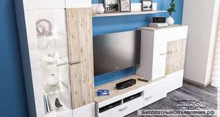 Модульная гостиная Селена Мебель Неман