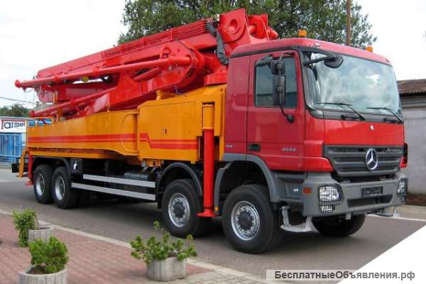 Аренда автобетононасоса