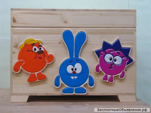 Ящик для игрушек из дерева