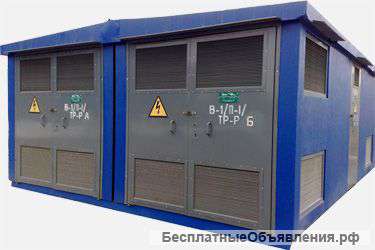 Комплектная трансформаторная подстанция БКТП, 2 БКТП мощностью до 1000 кВА