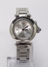 Часы Cartier, сталь с сапфиром, оригинал