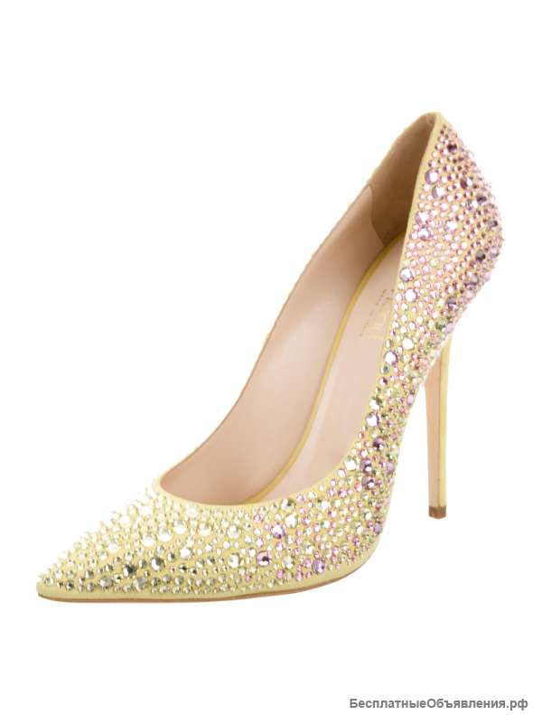 Роскошные Julia Haart туфли, р.40,5 со Swarovski