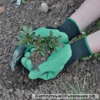 Садовые перчатки с когтями для сада Garden Genie Gloves