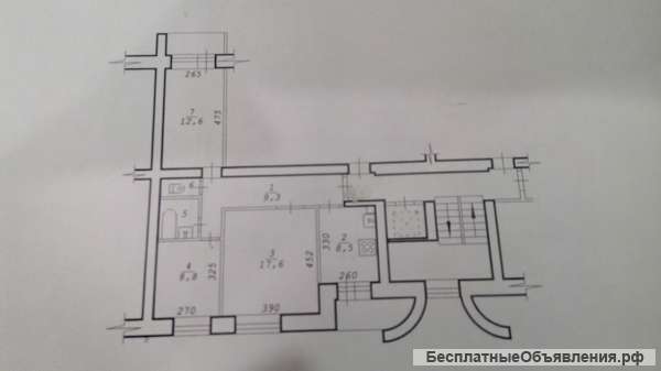 3-х комнутную квартиру