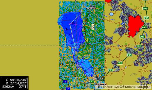 Псковское Чудское для картплоттеров Garmin Lowrance
