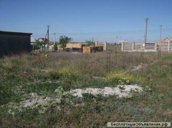 Участок с фундаментом с (ГОС АКТОМ) в близи Феодосии