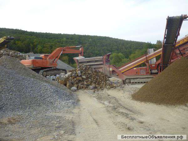 Щебень М600 20-40. 40-70. 70-200