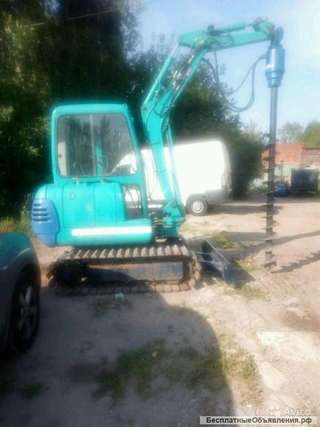 Ямобур - миниэкскаватор в аренду