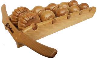 Тремасс - деревянный роликовый массажер-тренажер от всех болезней