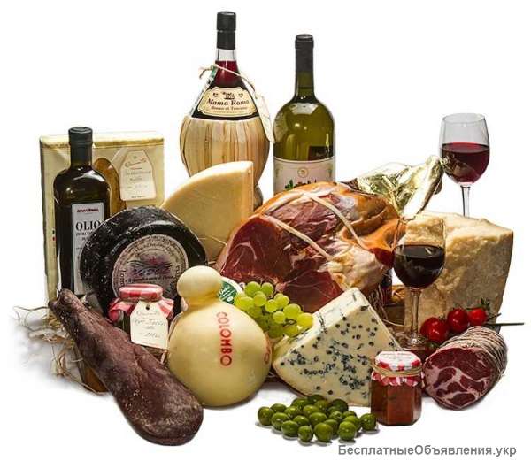 Продукты из Италии розница, опт