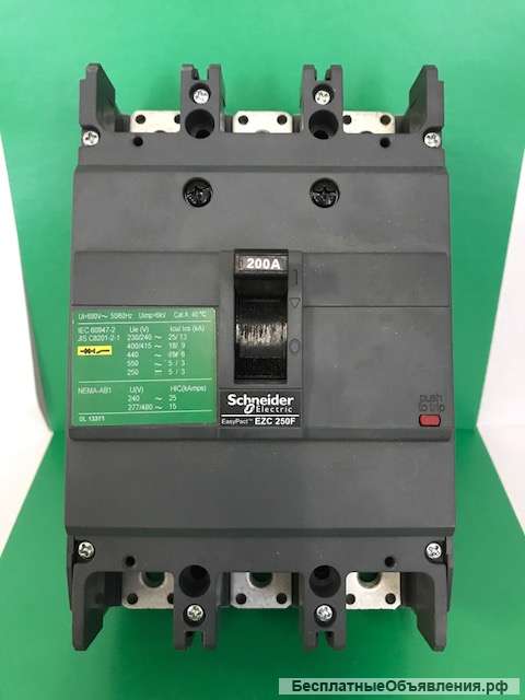 Автоматический выключатель Schneider Electric, Siemens, Mitsubishi