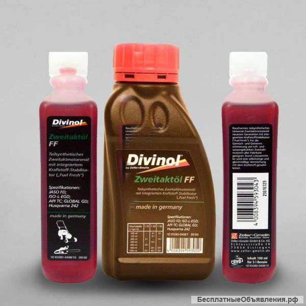Моторное масло для двухтактных двигателей Divinol Zweitaktoel FF