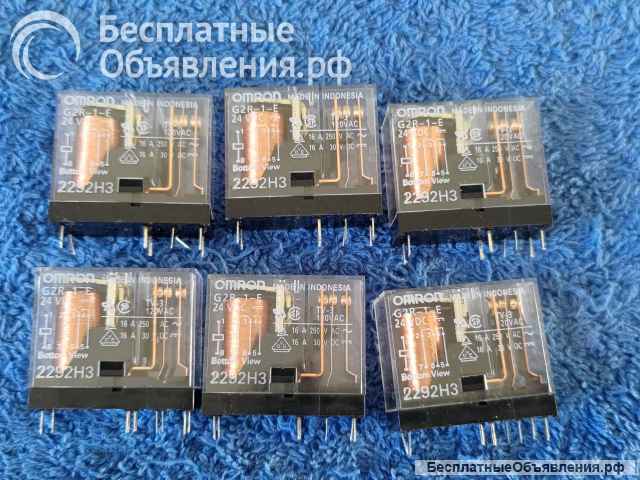 Реле OMRON G2R-1-E 24 VDC, G2R-2 12 VDC, G2R-2 24 VDC, Made In Indonesia, оригинальное НОВОЕ
