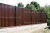 Забор для дачи из профнастила 1800 руб. за м.п. с монтажом