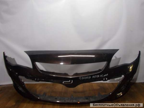 Бампер передний бу Опель Астра Джей5(Opel Astra J5)рест
