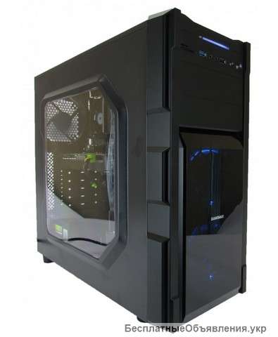 Мощный игровой компьютер, G4560, GTX 1050 Ti 4Gb, ОЗУ 8Gb, HDD 1000Gb