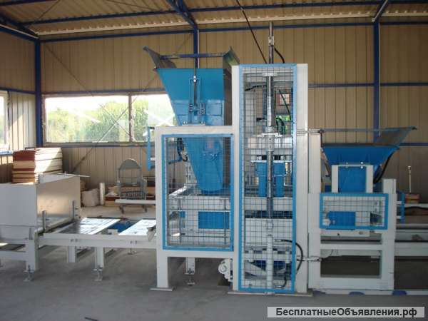 Стационарный вибропресс по производству блоков SUMAB Е-400