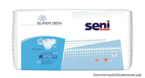 Подгузники для взрослых Super Seni 3 Large