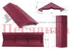 Парапет ППК на забор 0,5 кирпича "Гибкая черепица"