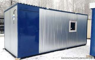 Бытовка 6 м х 2,4 м за на металлокаркасе