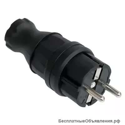 Вилка прямая ОМЕГА IP44 ВБп3-1-0м ИЭК