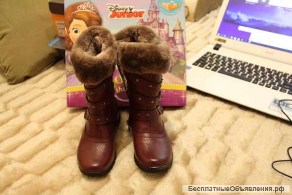 Зимние сапожки на девочку