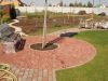 Укладка тротуарной плитки. Газоны. Озеленение