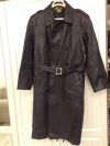 Кожаный плащ черный мужской 52/180, новый