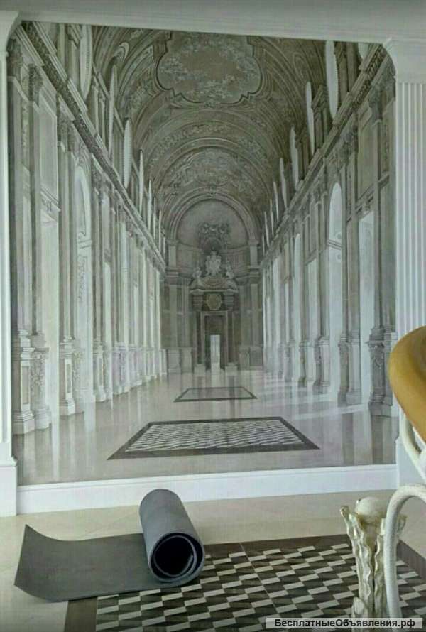 Художественные работы на заказ. Роспись стен в домах, квартирах, офисах.