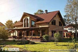 Каркасный дом 11 x 11 и площадью 200 кв.м.