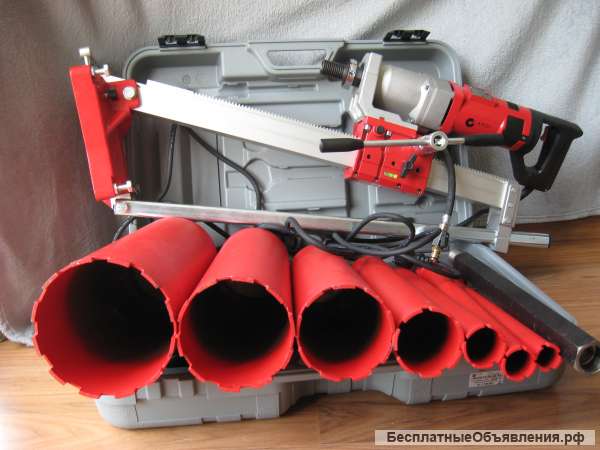 Сверление бетона (бурение стен, перекрытий)