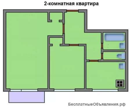 2-х комнатная квартира в Москве